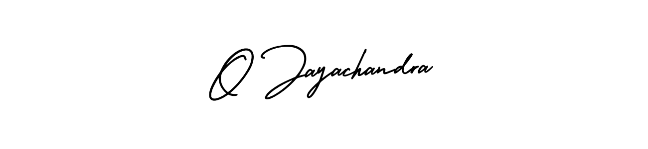 The best way (AmerikaSignatureDemo-Regular) to make a short signature is to pick only two or three words in your name. The name O Jayachandra include a total of six letters. For converting this name. O Jayachandra signature style 3 images and pictures png