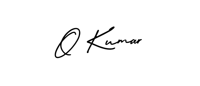 Create a beautiful signature design for name O Kumar. With this signature (AmerikaSignatureDemo-Regular) fonts, you can make a handwritten signature for free. O Kumar signature style 3 images and pictures png