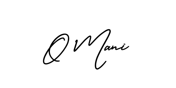 Similarly AmerikaSignatureDemo-Regular is the best handwritten signature design. Signature creator online .You can use it as an online autograph creator for name O Mani. O Mani signature style 3 images and pictures png