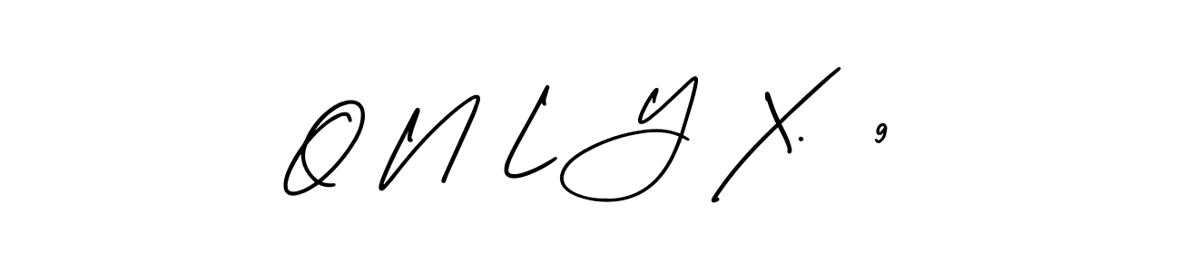 Also You can easily find your signature by using the search form. We will create O N L Y X.  9 name handwritten signature images for you free of cost using AmerikaSignatureDemo-Regular sign style. O N L Y X.  9 signature style 3 images and pictures png