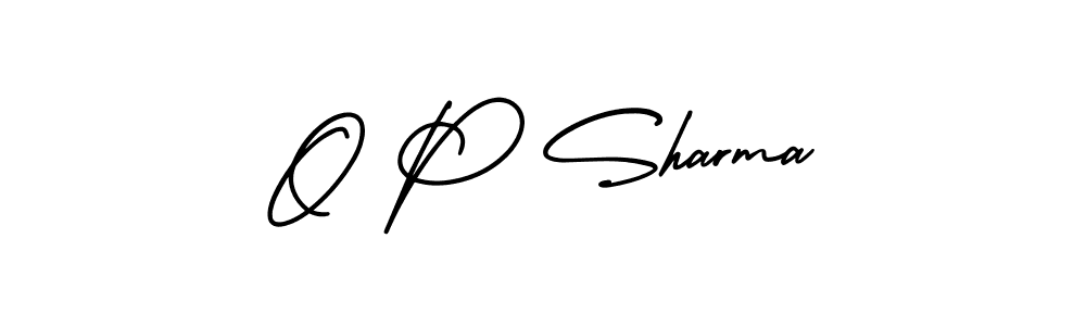 Also You can easily find your signature by using the search form. We will create O P Sharma name handwritten signature images for you free of cost using AmerikaSignatureDemo-Regular sign style. O P Sharma signature style 3 images and pictures png