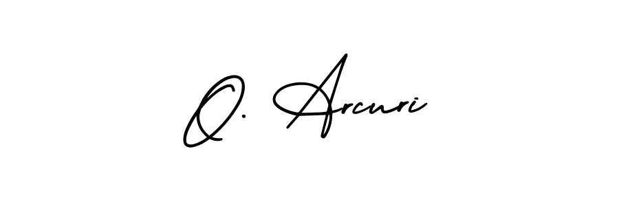 if you are searching for the best signature style for your name O. Arcuri. so please give up your signature search. here we have designed multiple signature styles  using AmerikaSignatureDemo-Regular. O. Arcuri signature style 3 images and pictures png