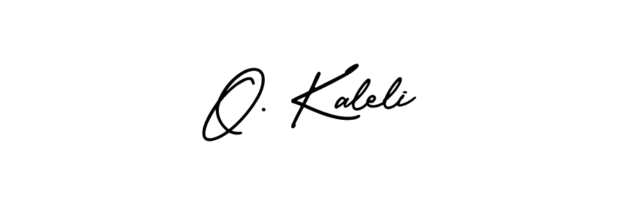 How to Draw O. Kaleli signature style? AmerikaSignatureDemo-Regular is a latest design signature styles for name O. Kaleli. O. Kaleli signature style 3 images and pictures png