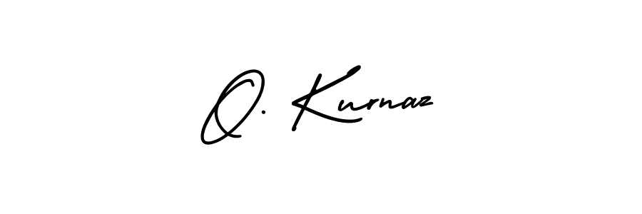 It looks lik you need a new signature style for name O. Kurnaz. Design unique handwritten (AmerikaSignatureDemo-Regular) signature with our free signature maker in just a few clicks. O. Kurnaz signature style 3 images and pictures png