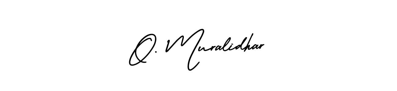 Also You can easily find your signature by using the search form. We will create O. Muralidhar name handwritten signature images for you free of cost using AmerikaSignatureDemo-Regular sign style. O. Muralidhar signature style 3 images and pictures png