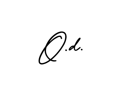 Similarly AmerikaSignatureDemo-Regular is the best handwritten signature design. Signature creator online .You can use it as an online autograph creator for name O.d.. O.d. signature style 3 images and pictures png