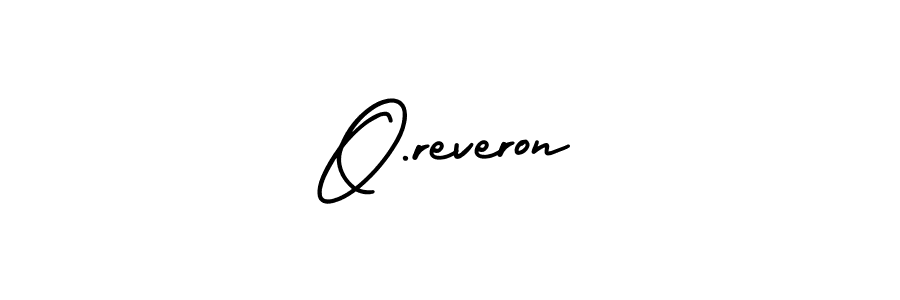 Make a beautiful signature design for name O.reveron. With this signature (AmerikaSignatureDemo-Regular) style, you can create a handwritten signature for free. O.reveron signature style 3 images and pictures png