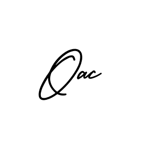 Make a beautiful signature design for name Oac. With this signature (AmerikaSignatureDemo-Regular) style, you can create a handwritten signature for free. Oac signature style 3 images and pictures png