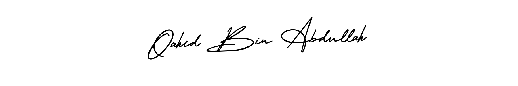 Best and Professional Signature Style for Oahid Bin Abdullah. AmerikaSignatureDemo-Regular Best Signature Style Collection. Oahid Bin Abdullah signature style 3 images and pictures png