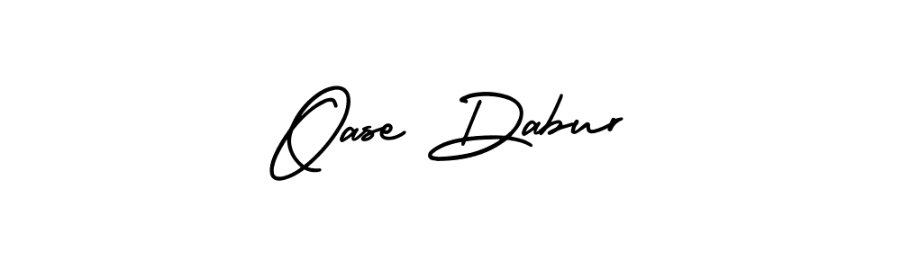 How to Draw Oase Dabur signature style? AmerikaSignatureDemo-Regular is a latest design signature styles for name Oase Dabur. Oase Dabur signature style 3 images and pictures png