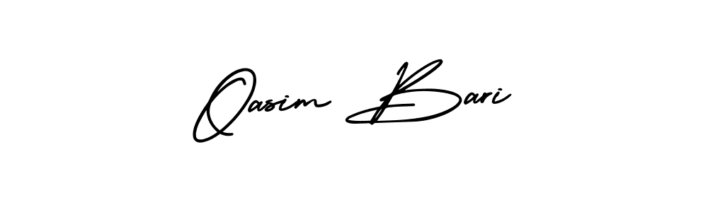 How to Draw Oasim Bari signature style? AmerikaSignatureDemo-Regular is a latest design signature styles for name Oasim Bari. Oasim Bari signature style 3 images and pictures png