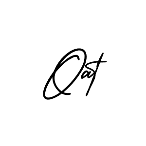 Design your own signature with our free online signature maker. With this signature software, you can create a handwritten (AmerikaSignatureDemo-Regular) signature for name Oat. Oat signature style 3 images and pictures png