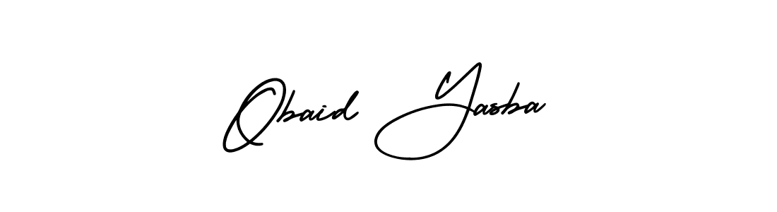 Make a beautiful signature design for name Obaid Yasba. Use this online signature maker to create a handwritten signature for free. Obaid Yasba signature style 3 images and pictures png