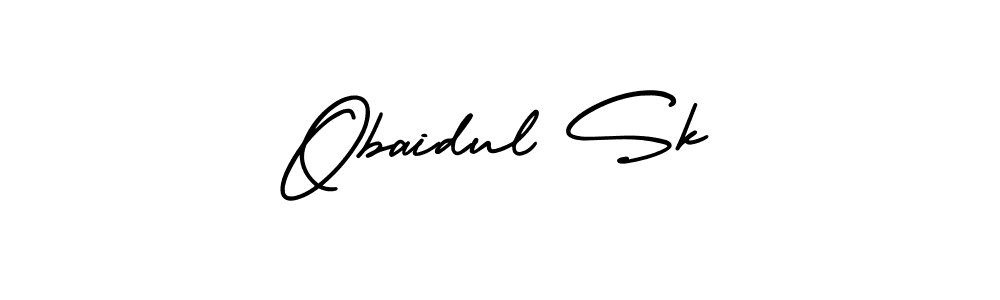 Make a beautiful signature design for name Obaidul Sk. With this signature (AmerikaSignatureDemo-Regular) style, you can create a handwritten signature for free. Obaidul Sk signature style 3 images and pictures png