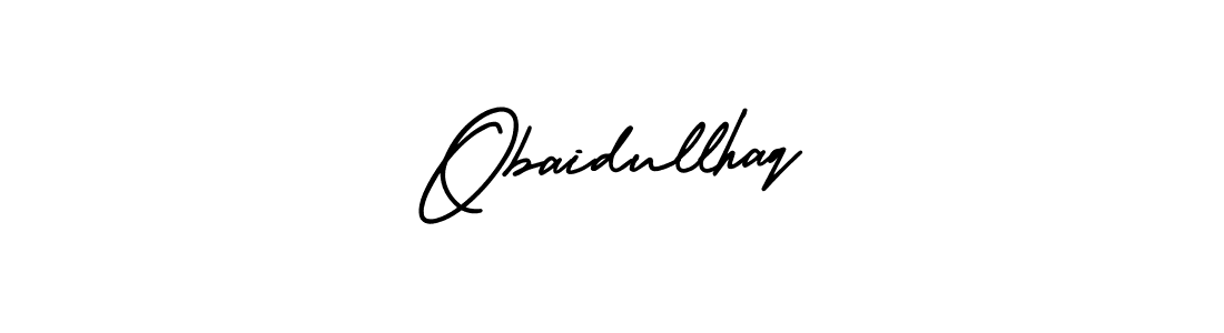 How to make Obaidullhaq signature? AmerikaSignatureDemo-Regular is a professional autograph style. Create handwritten signature for Obaidullhaq name. Obaidullhaq signature style 3 images and pictures png