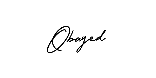 Make a beautiful signature design for name Obayed. Use this online signature maker to create a handwritten signature for free. Obayed signature style 3 images and pictures png