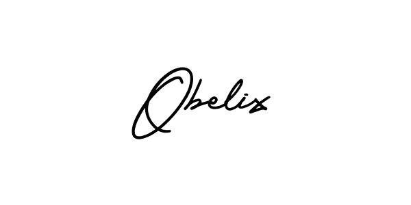 It looks lik you need a new signature style for name Obelix. Design unique handwritten (AmerikaSignatureDemo-Regular) signature with our free signature maker in just a few clicks. Obelix signature style 3 images and pictures png