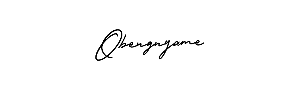 Make a beautiful signature design for name Obengnyame. Use this online signature maker to create a handwritten signature for free. Obengnyame signature style 3 images and pictures png