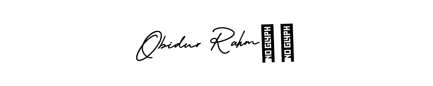 Here are the top 10 professional signature styles for the name Obidur RahmΑΝ. These are the best autograph styles you can use for your name. Obidur RahmΑΝ signature style 3 images and pictures png