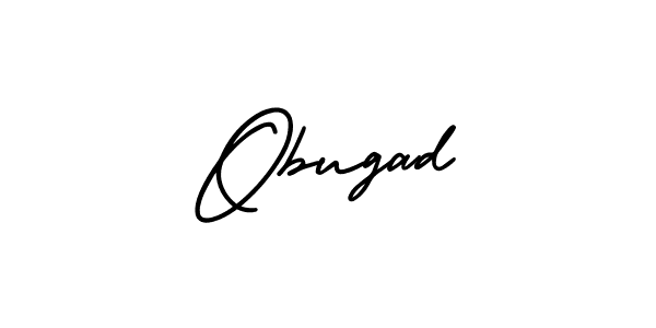 if you are searching for the best signature style for your name Obugad. so please give up your signature search. here we have designed multiple signature styles  using AmerikaSignatureDemo-Regular. Obugad signature style 3 images and pictures png