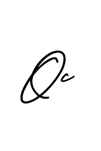 How to Draw Oc signature style? AmerikaSignatureDemo-Regular is a latest design signature styles for name Oc. Oc signature style 3 images and pictures png