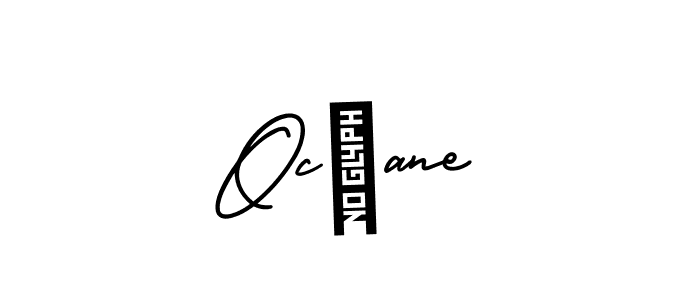 Use a signature maker to create a handwritten signature online. With this signature software, you can design (AmerikaSignatureDemo-Regular) your own signature for name Océane. Océane signature style 3 images and pictures png