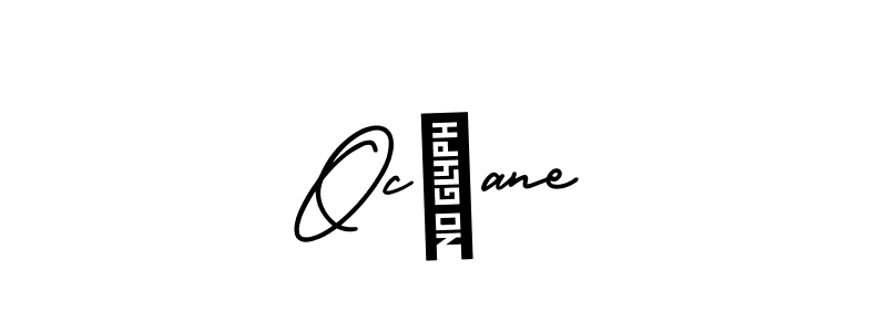 Make a beautiful signature design for name Oc�ane. With this signature (AmerikaSignatureDemo-Regular) style, you can create a handwritten signature for free. Oc�ane signature style 3 images and pictures png