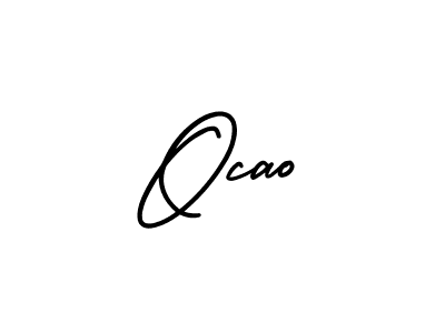 if you are searching for the best signature style for your name Ocao. so please give up your signature search. here we have designed multiple signature styles  using AmerikaSignatureDemo-Regular. Ocao signature style 3 images and pictures png