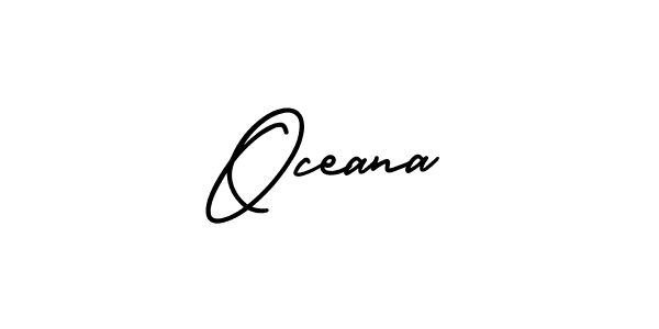 How to Draw Oceana signature style? AmerikaSignatureDemo-Regular is a latest design signature styles for name Oceana. Oceana signature style 3 images and pictures png