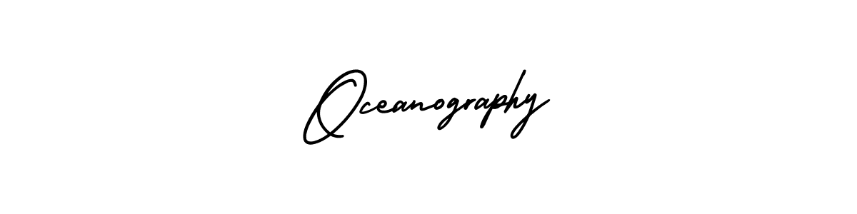 The best way (AmerikaSignatureDemo-Regular) to make a short signature is to pick only two or three words in your name. The name Oceanography include a total of six letters. For converting this name. Oceanography signature style 3 images and pictures png