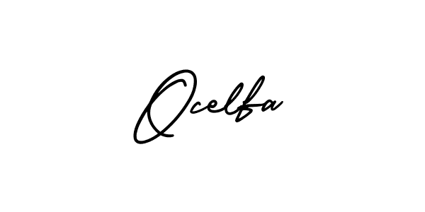 How to make Ocelfa signature? AmerikaSignatureDemo-Regular is a professional autograph style. Create handwritten signature for Ocelfa name. Ocelfa signature style 3 images and pictures png