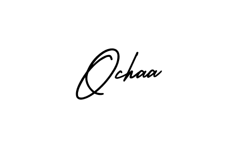 How to Draw Ochaa signature style? AmerikaSignatureDemo-Regular is a latest design signature styles for name Ochaa. Ochaa signature style 3 images and pictures png