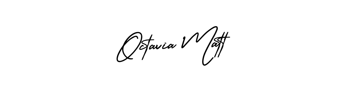 Similarly AmerikaSignatureDemo-Regular is the best handwritten signature design. Signature creator online .You can use it as an online autograph creator for name Octavia Matt. Octavia Matt signature style 3 images and pictures png