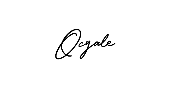 The best way (AmerikaSignatureDemo-Regular) to make a short signature is to pick only two or three words in your name. The name Ocyale include a total of six letters. For converting this name. Ocyale signature style 3 images and pictures png