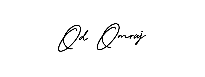 Od Omraj stylish signature style. Best Handwritten Sign (AmerikaSignatureDemo-Regular) for my name. Handwritten Signature Collection Ideas for my name Od Omraj. Od Omraj signature style 3 images and pictures png