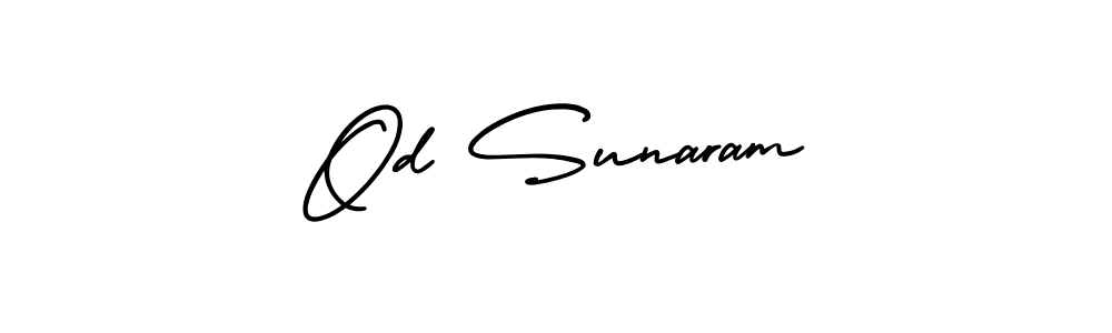 Also we have Od Sunaram name is the best signature style. Create professional handwritten signature collection using AmerikaSignatureDemo-Regular autograph style. Od Sunaram signature style 3 images and pictures png