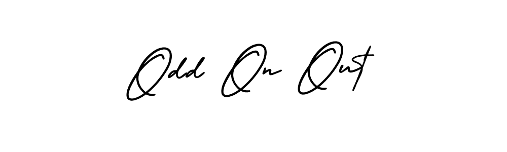 Create a beautiful signature design for name Odd On Out. With this signature (AmerikaSignatureDemo-Regular) fonts, you can make a handwritten signature for free. Odd On Out signature style 3 images and pictures png