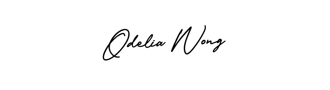 Also we have Odelia Wong name is the best signature style. Create professional handwritten signature collection using AmerikaSignatureDemo-Regular autograph style. Odelia Wong signature style 3 images and pictures png