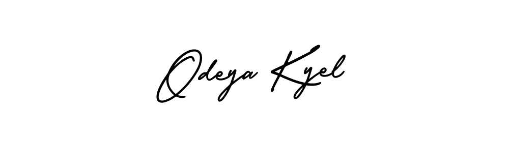 Best and Professional Signature Style for Odeya Kyel. AmerikaSignatureDemo-Regular Best Signature Style Collection. Odeya Kyel signature style 3 images and pictures png