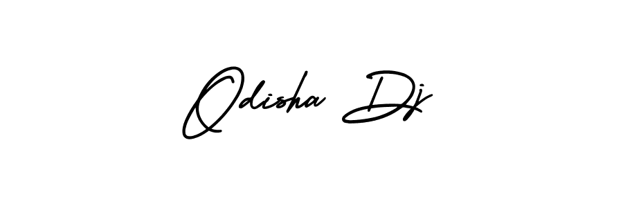 The best way (AmerikaSignatureDemo-Regular) to make a short signature is to pick only two or three words in your name. The name Odisha Dj include a total of six letters. For converting this name. Odisha Dj signature style 3 images and pictures png