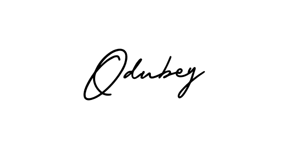 You can use this online signature creator to create a handwritten signature for the name Odubey. This is the best online autograph maker. Odubey signature style 3 images and pictures png