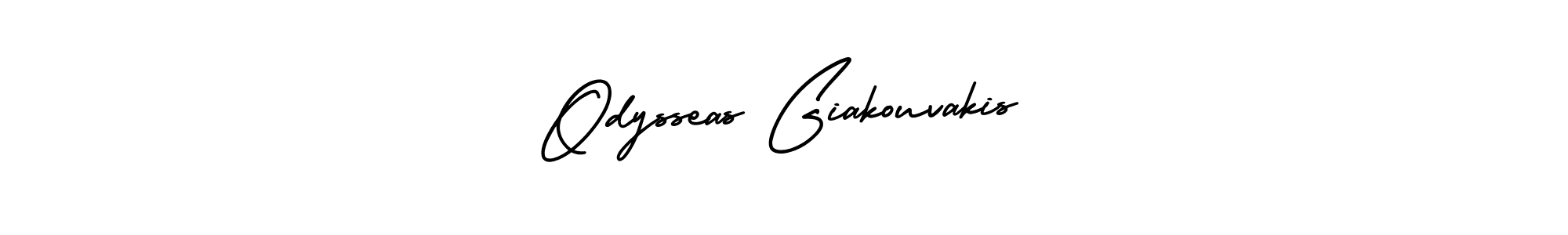Design your own signature with our free online signature maker. With this signature software, you can create a handwritten (AmerikaSignatureDemo-Regular) signature for name Odysseas Giakouvakis. Odysseas Giakouvakis signature style 3 images and pictures png