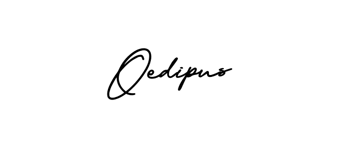 Oedipus stylish signature style. Best Handwritten Sign (AmerikaSignatureDemo-Regular) for my name. Handwritten Signature Collection Ideas for my name Oedipus. Oedipus signature style 3 images and pictures png