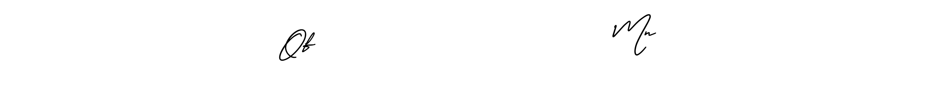 Design your own signature with our free online signature maker. With this signature software, you can create a handwritten (AmerikaSignatureDemo-Regular) signature for name Of                           Mn. Of                           Mn signature style 3 images and pictures png