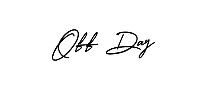 if you are searching for the best signature style for your name Off Day. so please give up your signature search. here we have designed multiple signature styles  using AmerikaSignatureDemo-Regular. Off Day signature style 3 images and pictures png