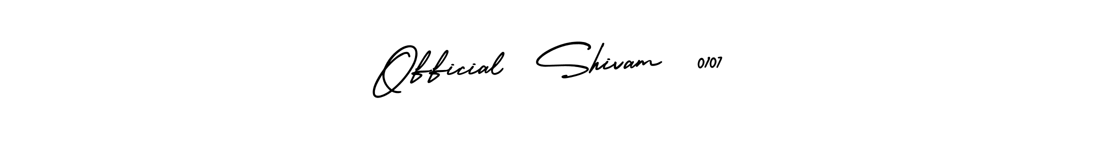 How to make Official  Shivam  0107 signature? AmerikaSignatureDemo-Regular is a professional autograph style. Create handwritten signature for Official  Shivam  0107 name. Official  Shivam  0107 signature style 3 images and pictures png