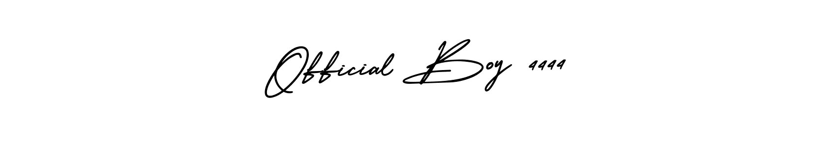 How to make Official Boy 4444 signature? AmerikaSignatureDemo-Regular is a professional autograph style. Create handwritten signature for Official Boy 4444 name. Official Boy 4444 signature style 3 images and pictures png