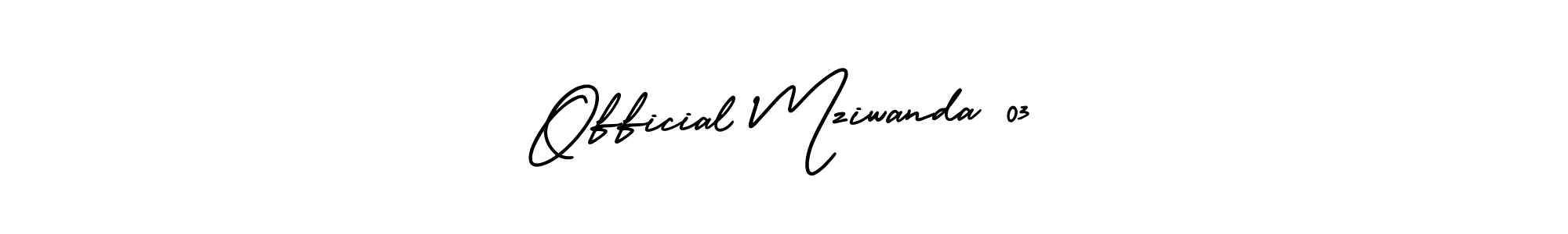 This is the best signature style for the Official Mziwanda 03 name. Also you like these signature font (AmerikaSignatureDemo-Regular). Mix name signature. Official Mziwanda 03 signature style 3 images and pictures png