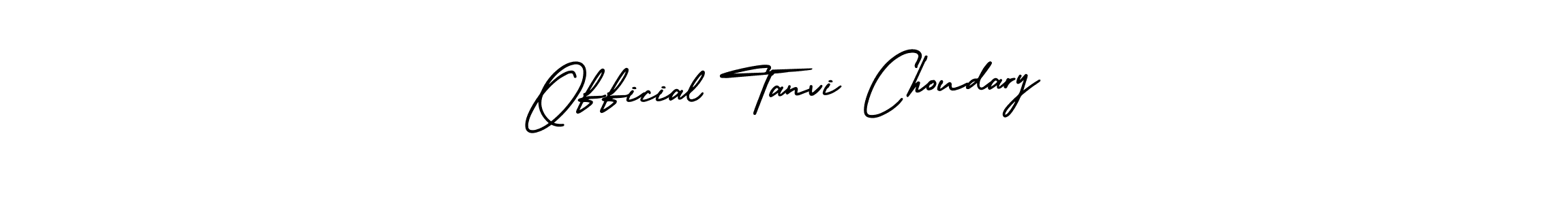 Make a short Official Tanvi Choudary signature style. Manage your documents anywhere anytime using AmerikaSignatureDemo-Regular. Create and add eSignatures, submit forms, share and send files easily. Official Tanvi Choudary signature style 3 images and pictures png
