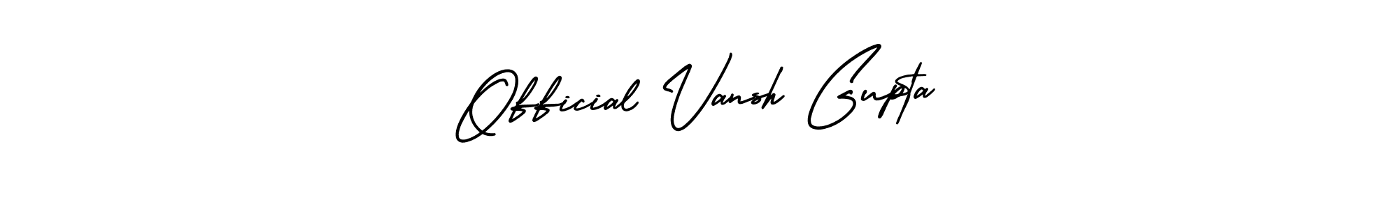 It looks lik you need a new signature style for name Official Vansh Gupta. Design unique handwritten (AmerikaSignatureDemo-Regular) signature with our free signature maker in just a few clicks. Official Vansh Gupta signature style 3 images and pictures png